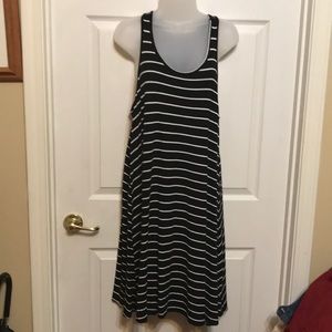Maurices black and white dress size 0 plus size